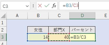 パーセント計算の画像