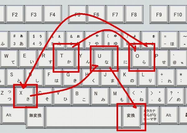 ローマ字入力でトゥの打ち方の画像3